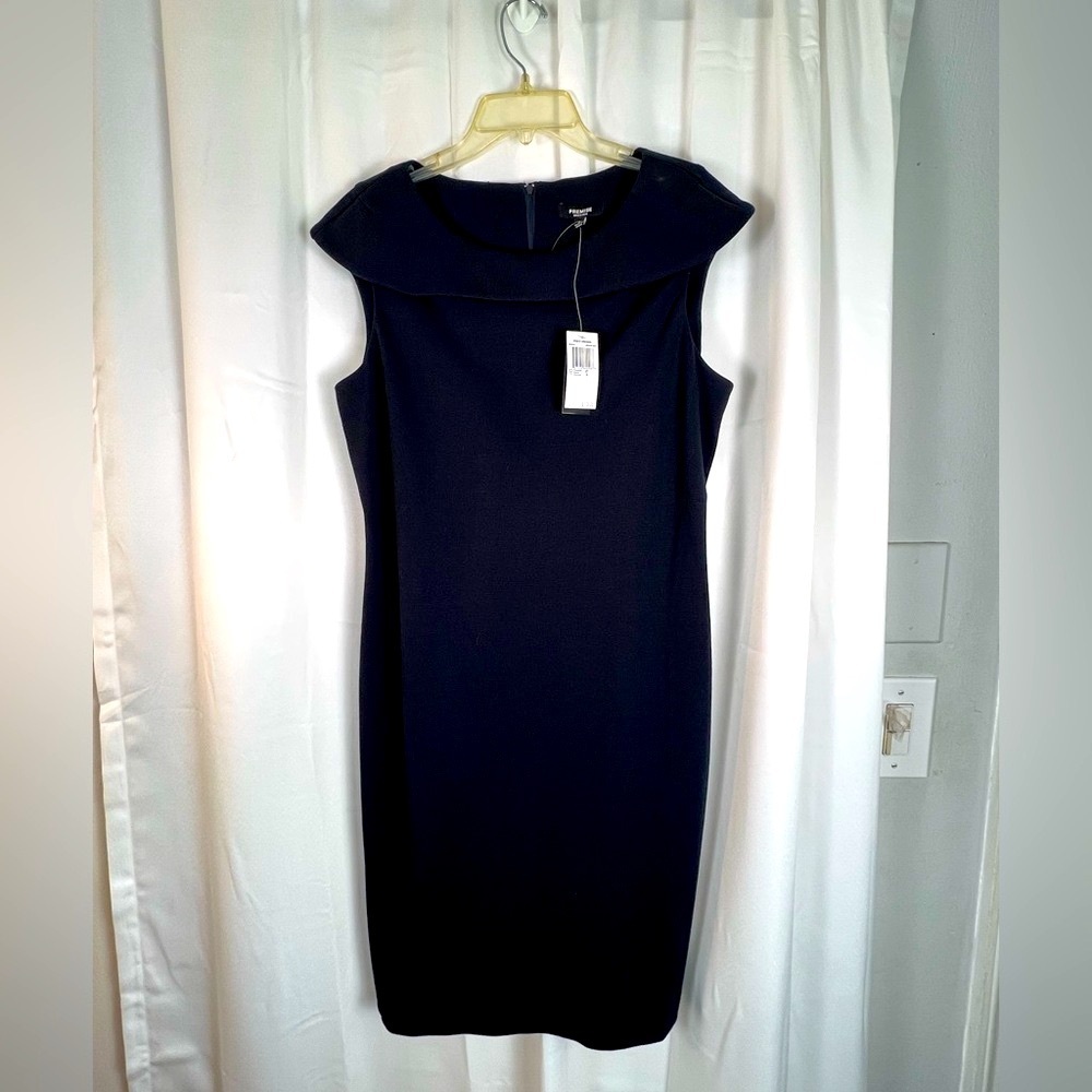 Premise  Ponte Dress 
Vintage Black Crew Neck Dress